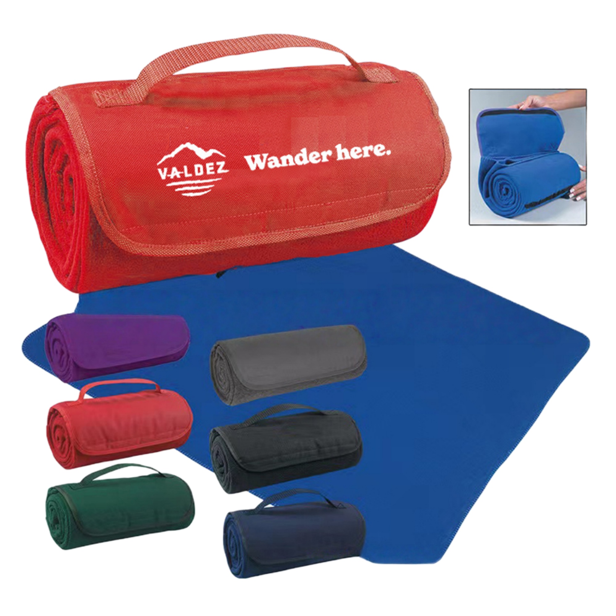 Portable Roll Up Blankets 4