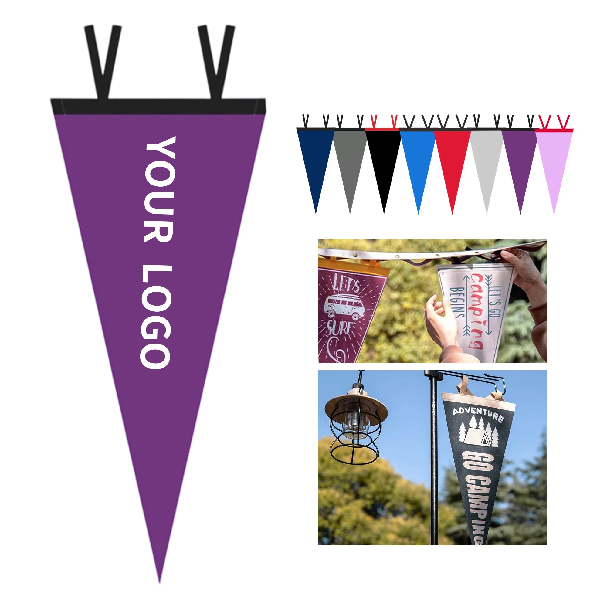Full-Color Felt School Spirit Pennant 10