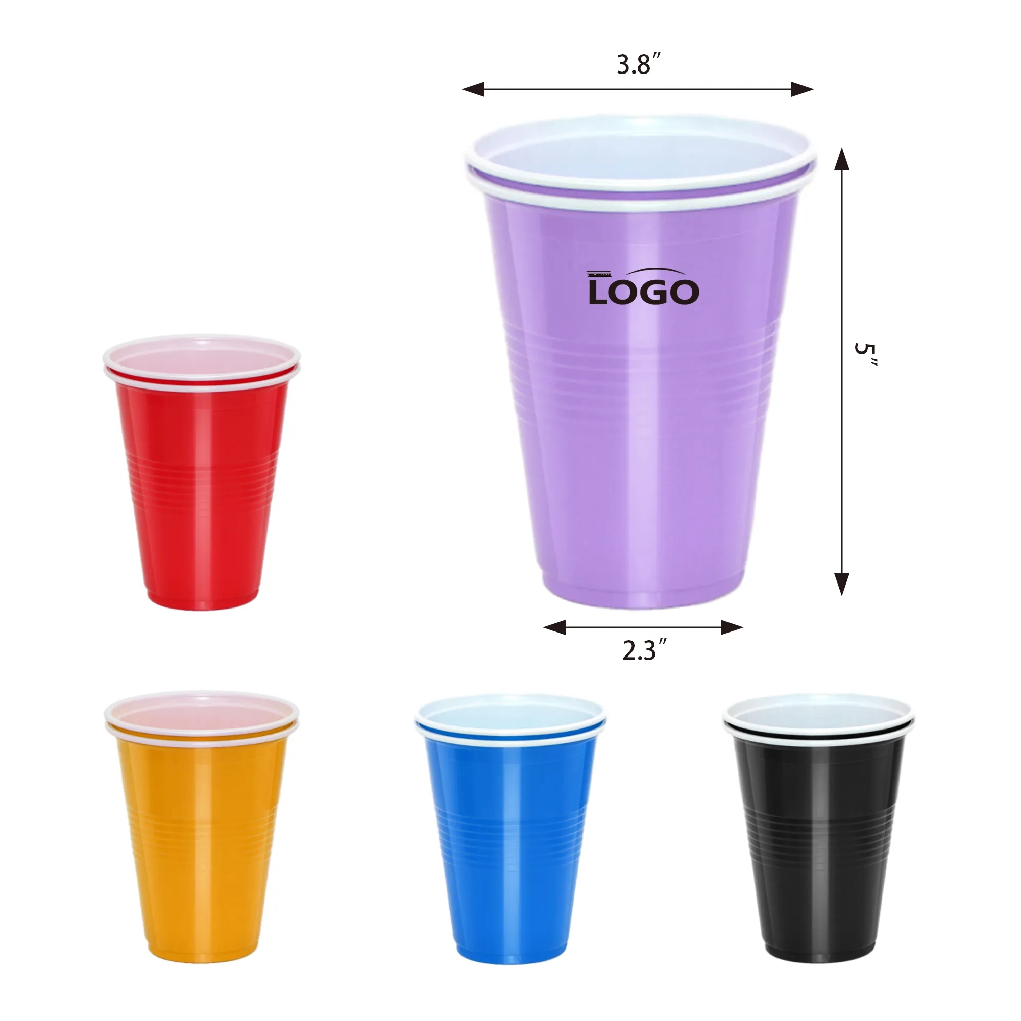 Table Tennis Game Food Grade Disposable Cup MOQ 100PCS 2