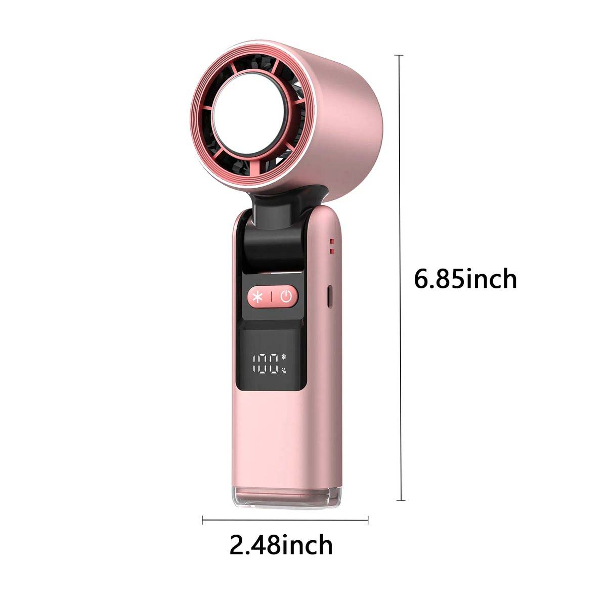 Handheld Fan with Ice Cooling Plate and Display 6