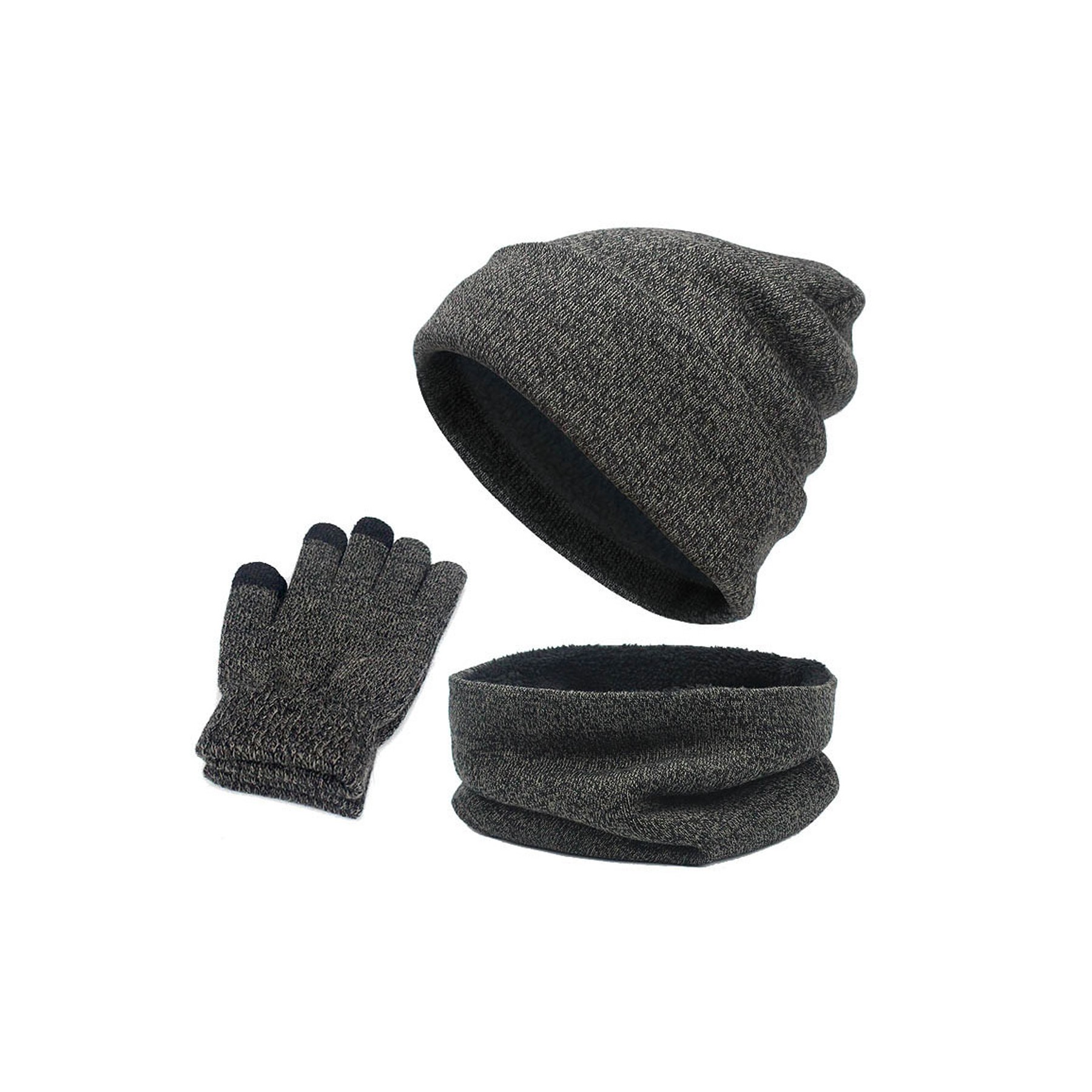 3Pcs Touchscreen Gloves Winter Set 2