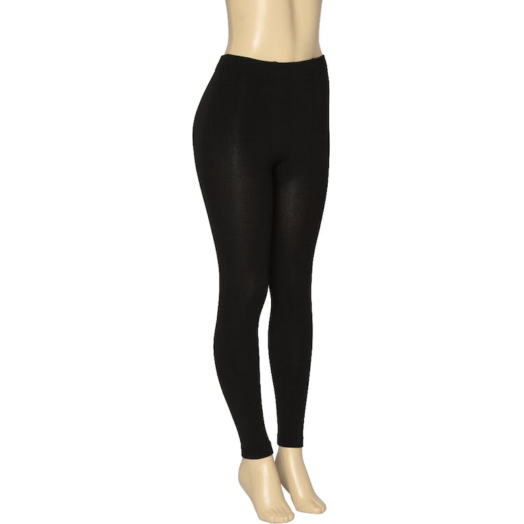 Women's Fleece Leggings - Black S/M - L/XL 2