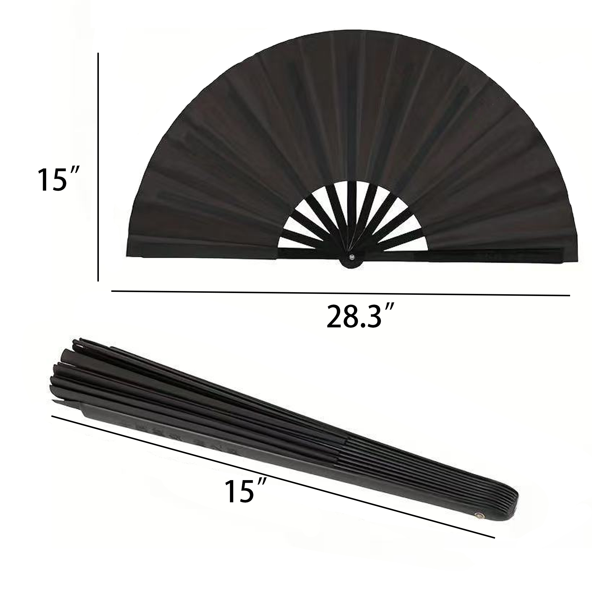Heavy-Duty Double Sided Oversized Dance Fan 3