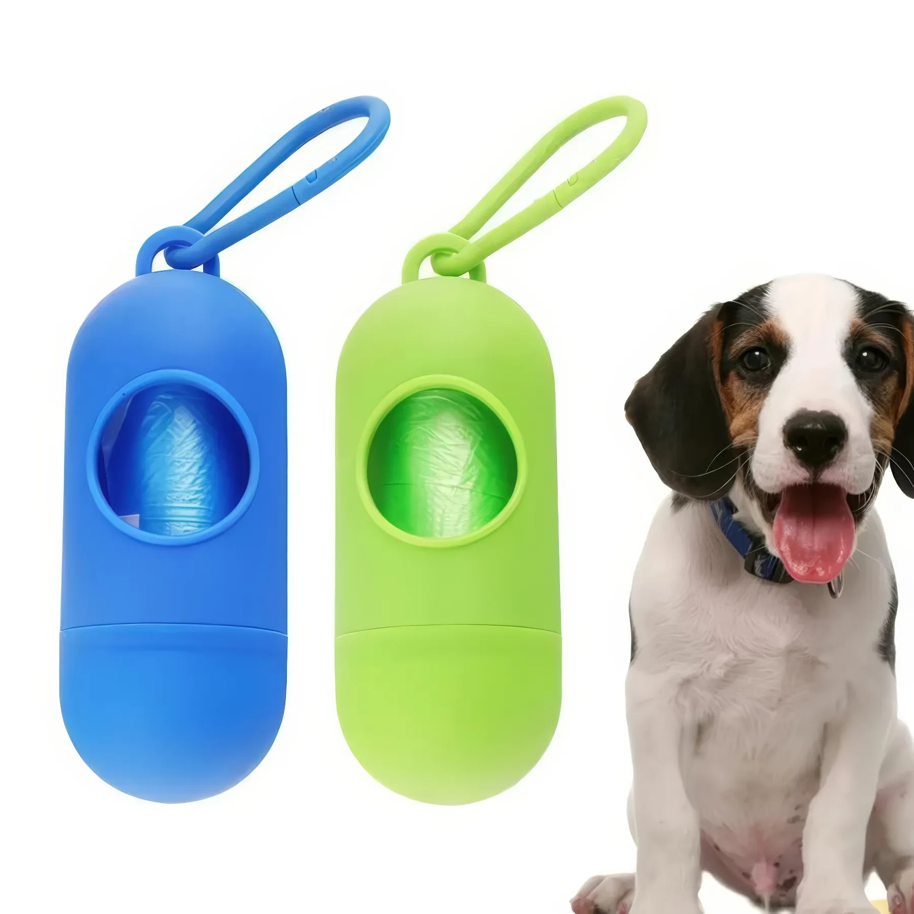 Capsule Shape Pet Waste Bag Dispenser 5