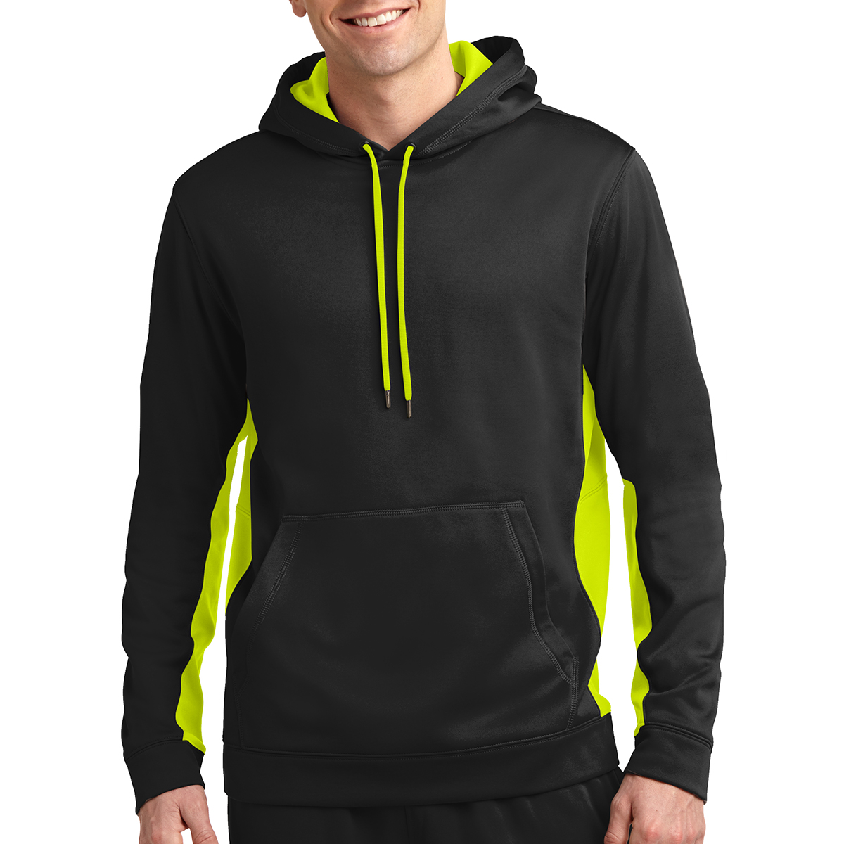 Sport-Tek® Sport-Wick® Fleece Colorblock Hooded Pullover 11