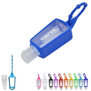 Sanitizer Flip Up Bottle Dispenser With Adjustable Strap 4
