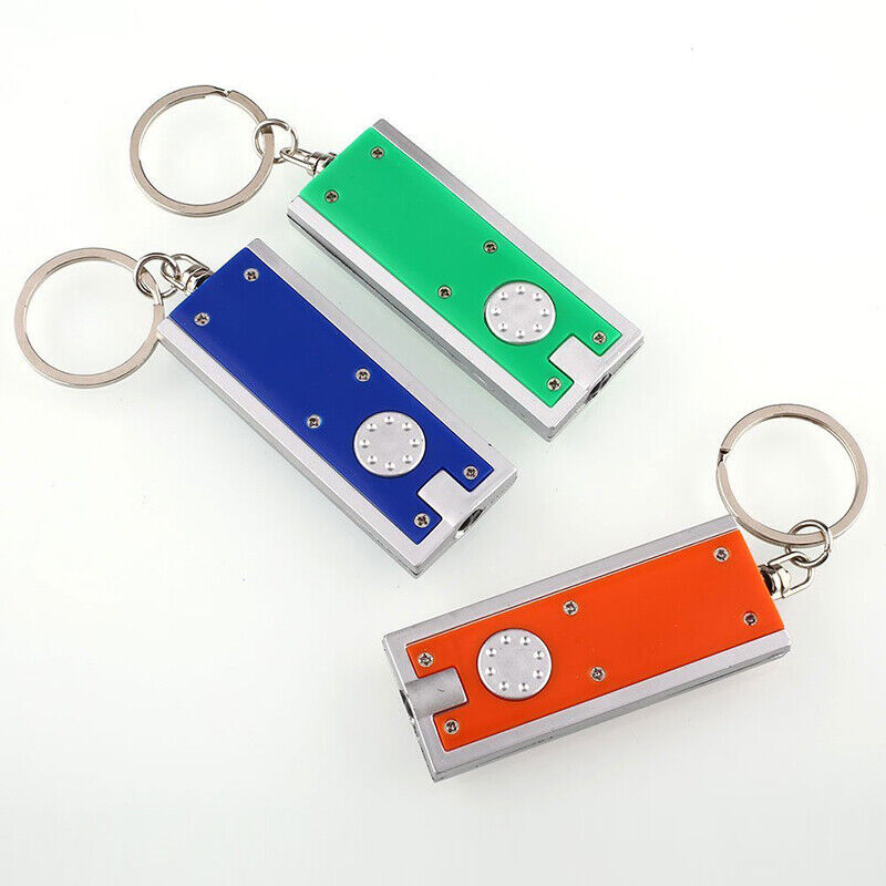 Super Bright LED & Swivel Key Chain Flash Light 7
