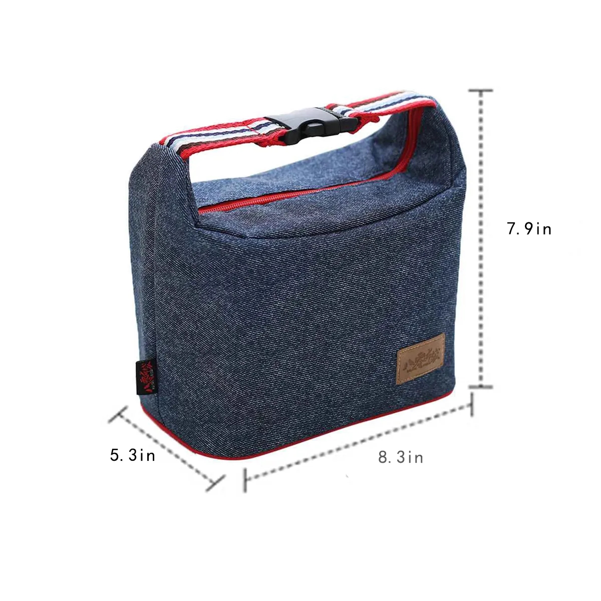 Custom Large Cooler Buckle Insulated Lunch Tote Bag 5