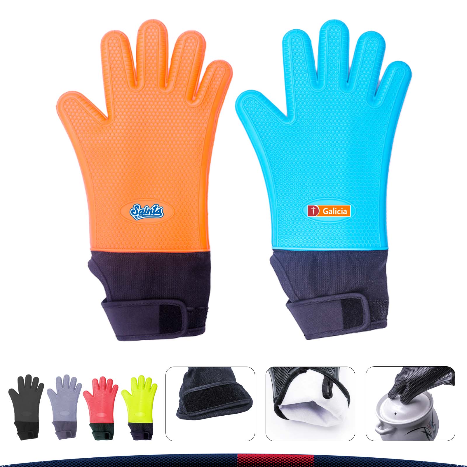 Magic Sticker Cooking Gloves 7