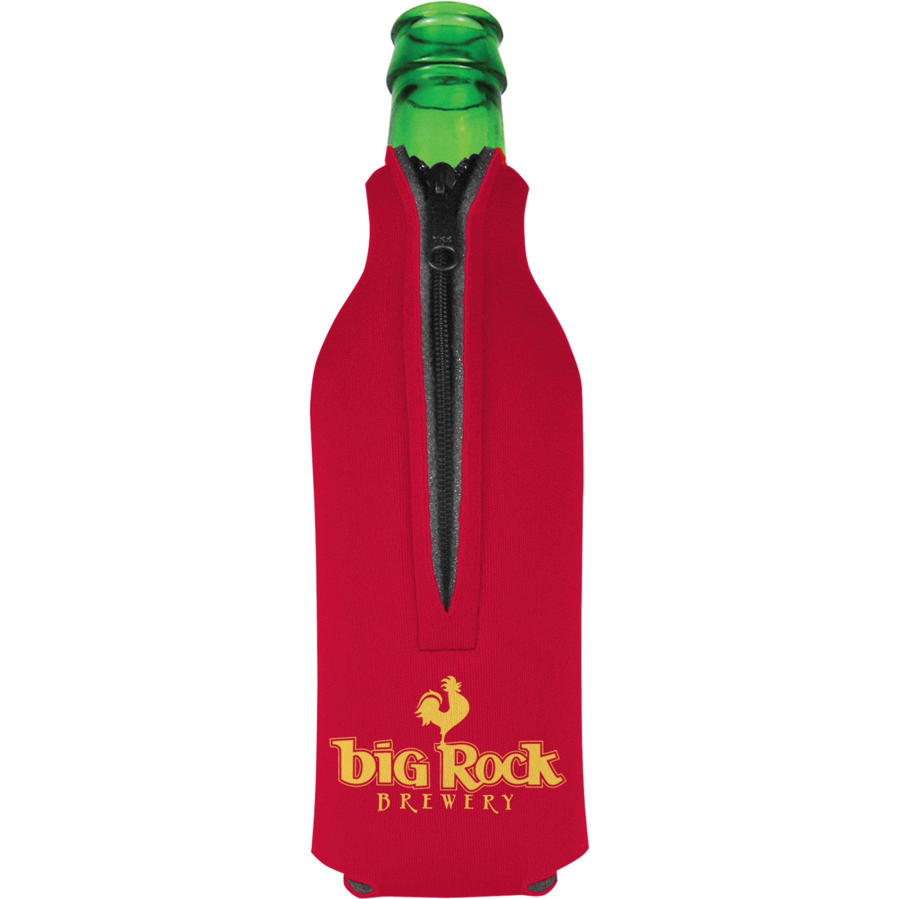 Bottle Zipper Scuba can cooler, custom koozie with logo imprint 11