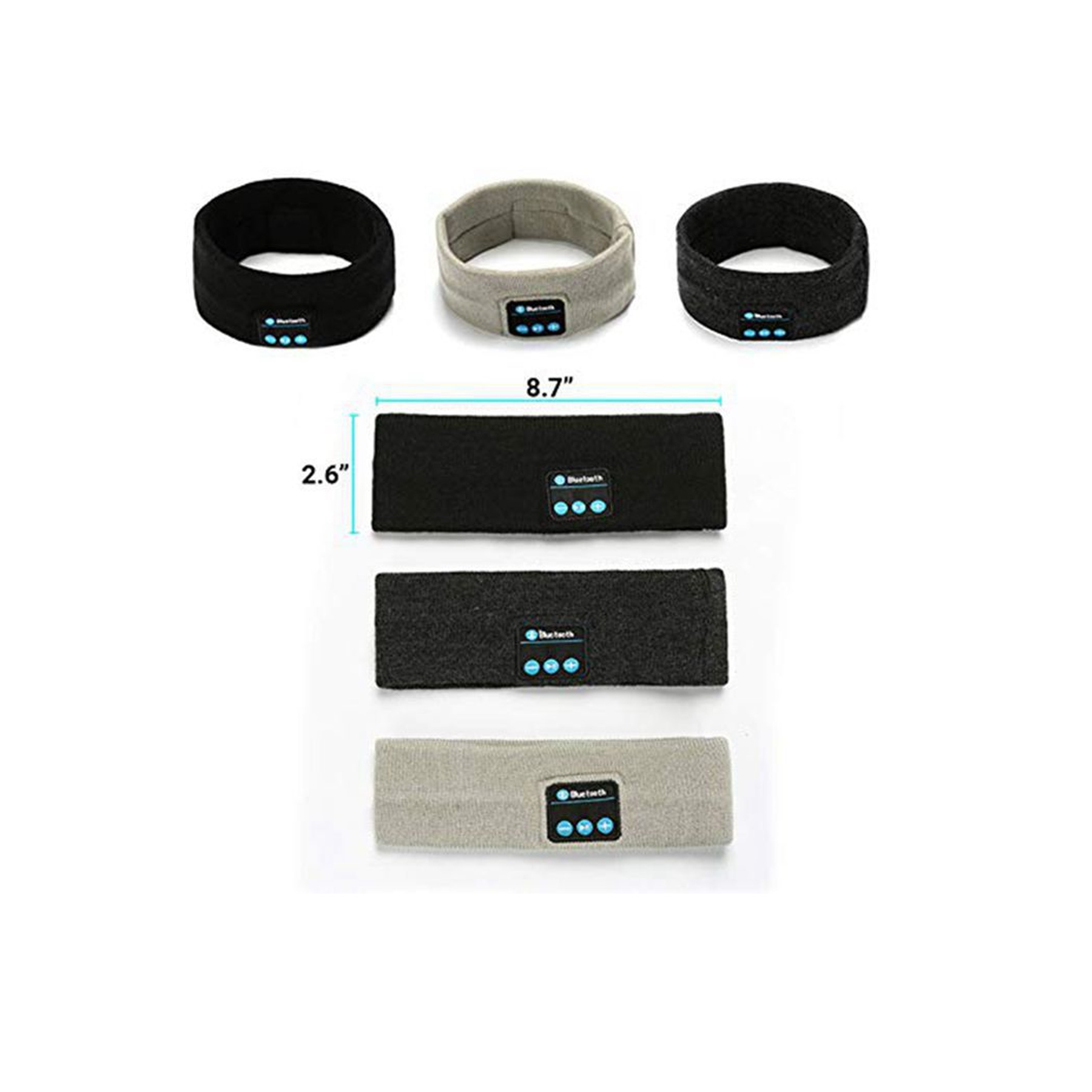 Unisex Bluetooth Wireless Knitted Sports Headband 2