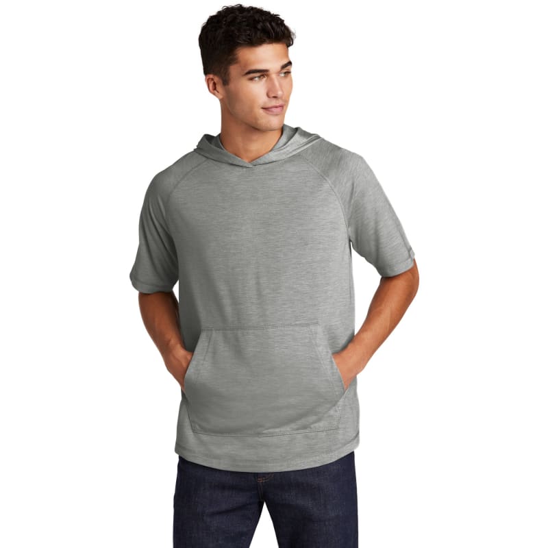 Sport-Tek PosiCharge Tri-Blend Wicking Short Sleeve Hoodie., custom hoodie or sweatshirt with logo imprint 10