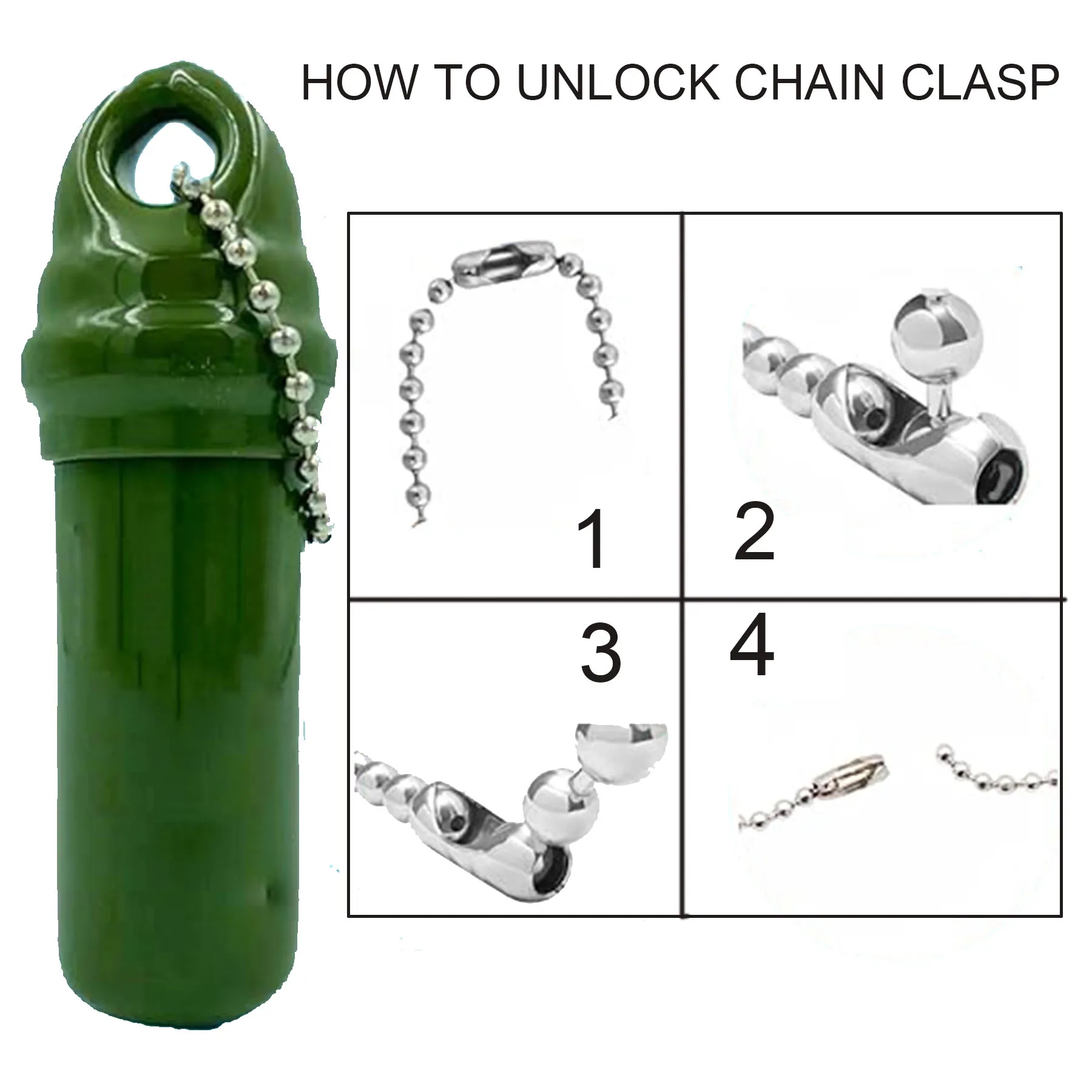 Floating Keychain With Waterproof Safety Container 4