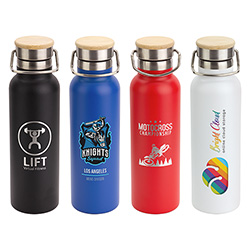 Barona 20 oz Vacuum Insulated Stainless Steel Bottle, custom water bottle with logo imprint 8