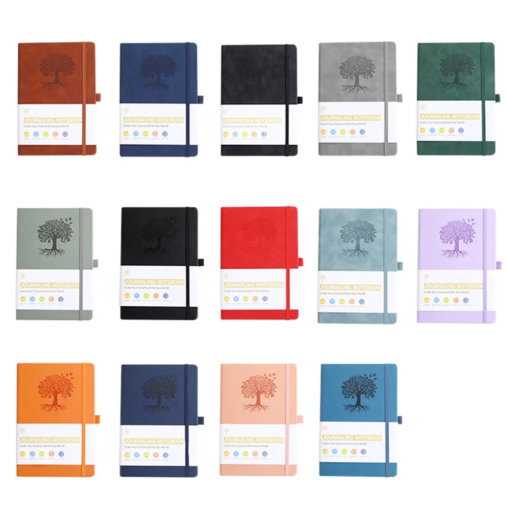 A5 Leather Lined Journal Hardcover Executive Notebooks 2
