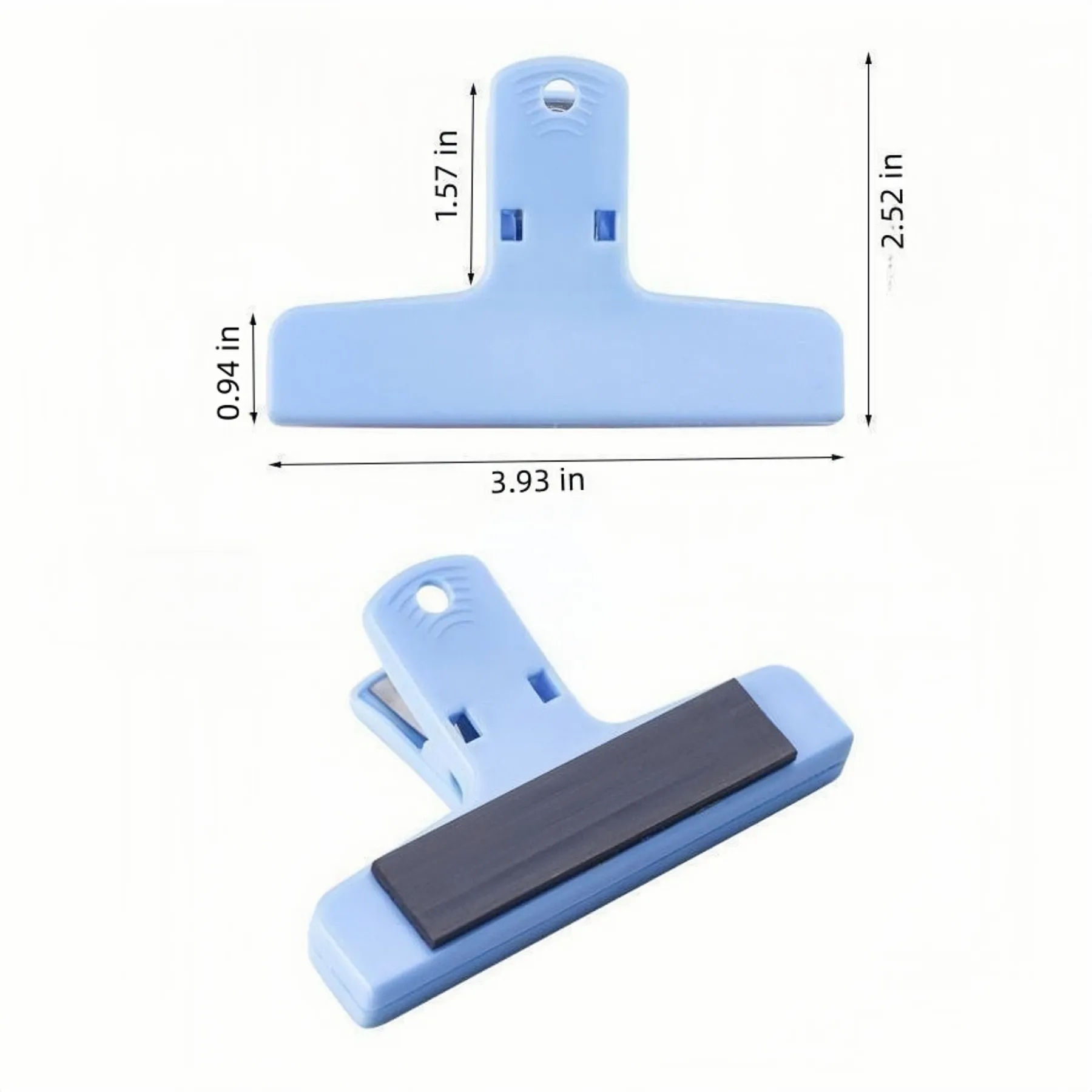 Plastic Magnetic Binder Clip 14