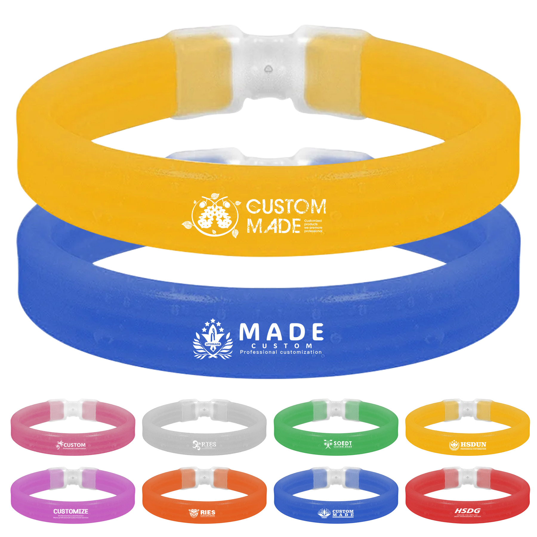 Disposable Cheer Glow Stick Bracelets 9