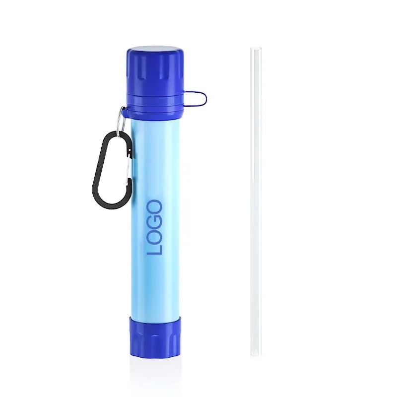 Emergency water purification straw for solo wilderness survi 1