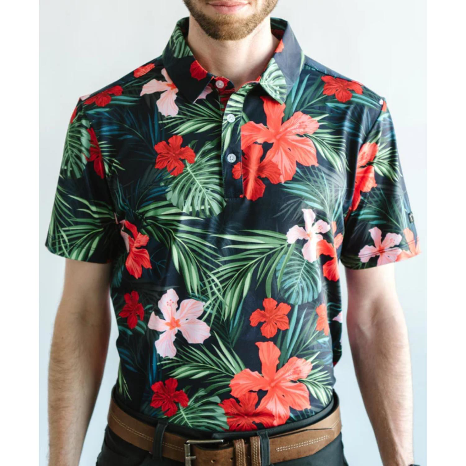 YATTA Golf® - Blossom men's Moisture Wicking non iron Golf Polo Shirts 1