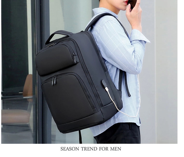 Customed Expandable Backpacks with USB Charging Port 14