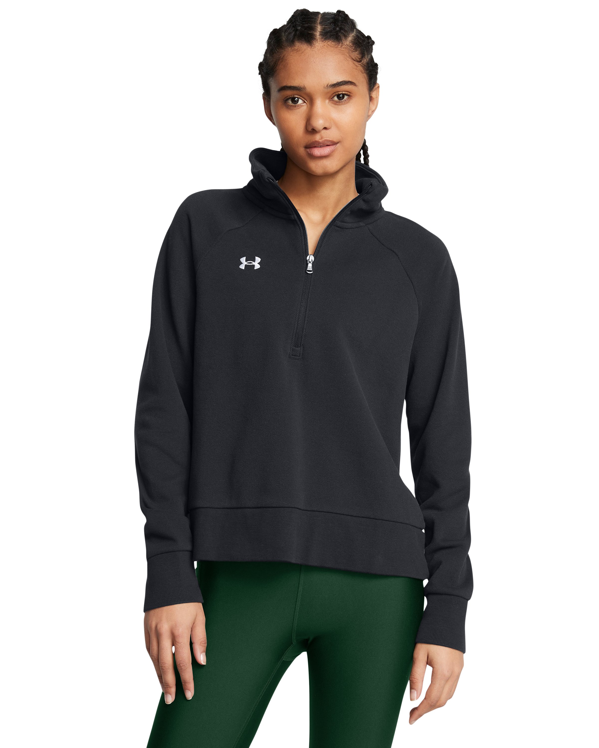 UA Rival Fleece Textured Women's  Zip 1
