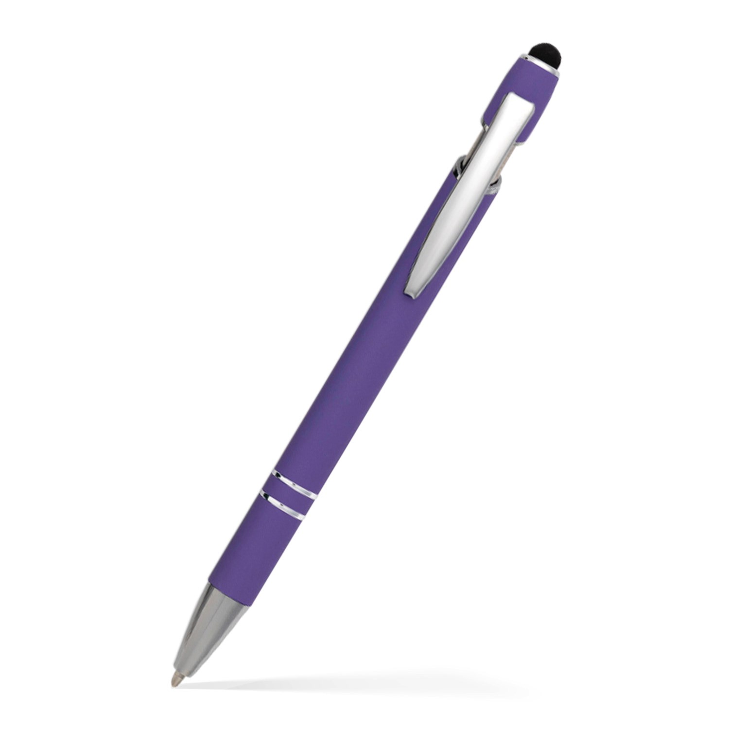 Alexandria Stylus Satin Soft Touch Click Metal Pen 18