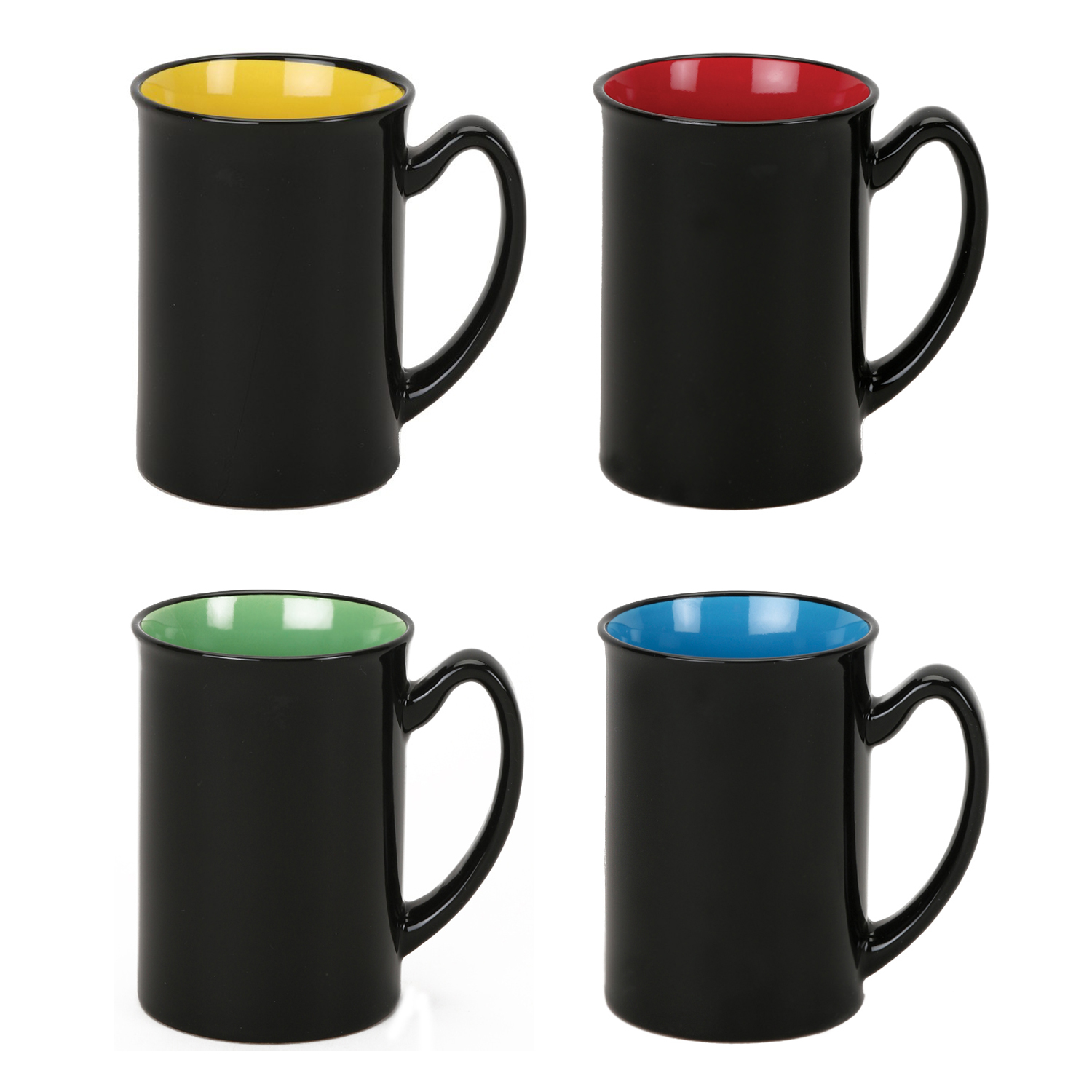 16oz. Tall Two-Tone Glossy Ceramic Mug 1