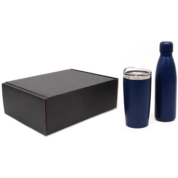 Stainless Steel 17oz. Tumbler & 22oz. Bottle Set 2