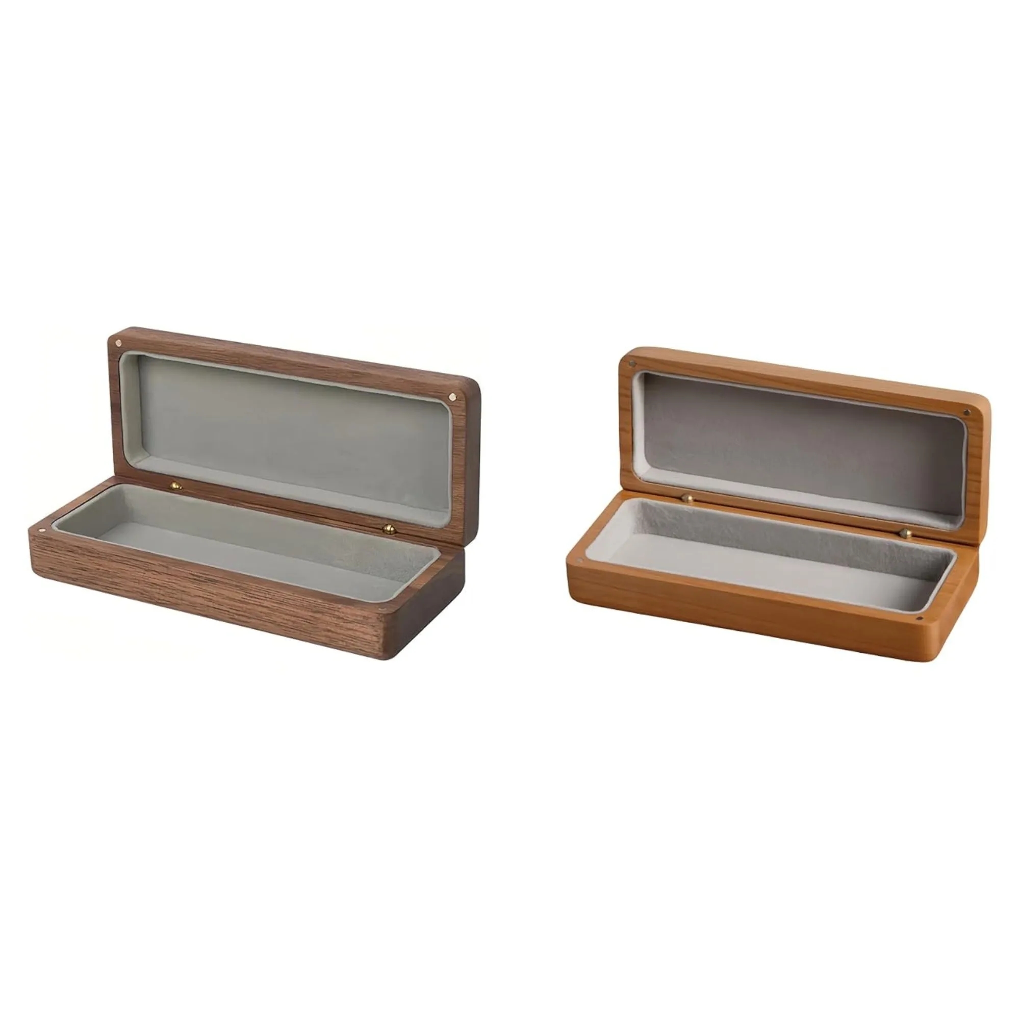 Magnetic Closure Solid Wood Glasses Case 5