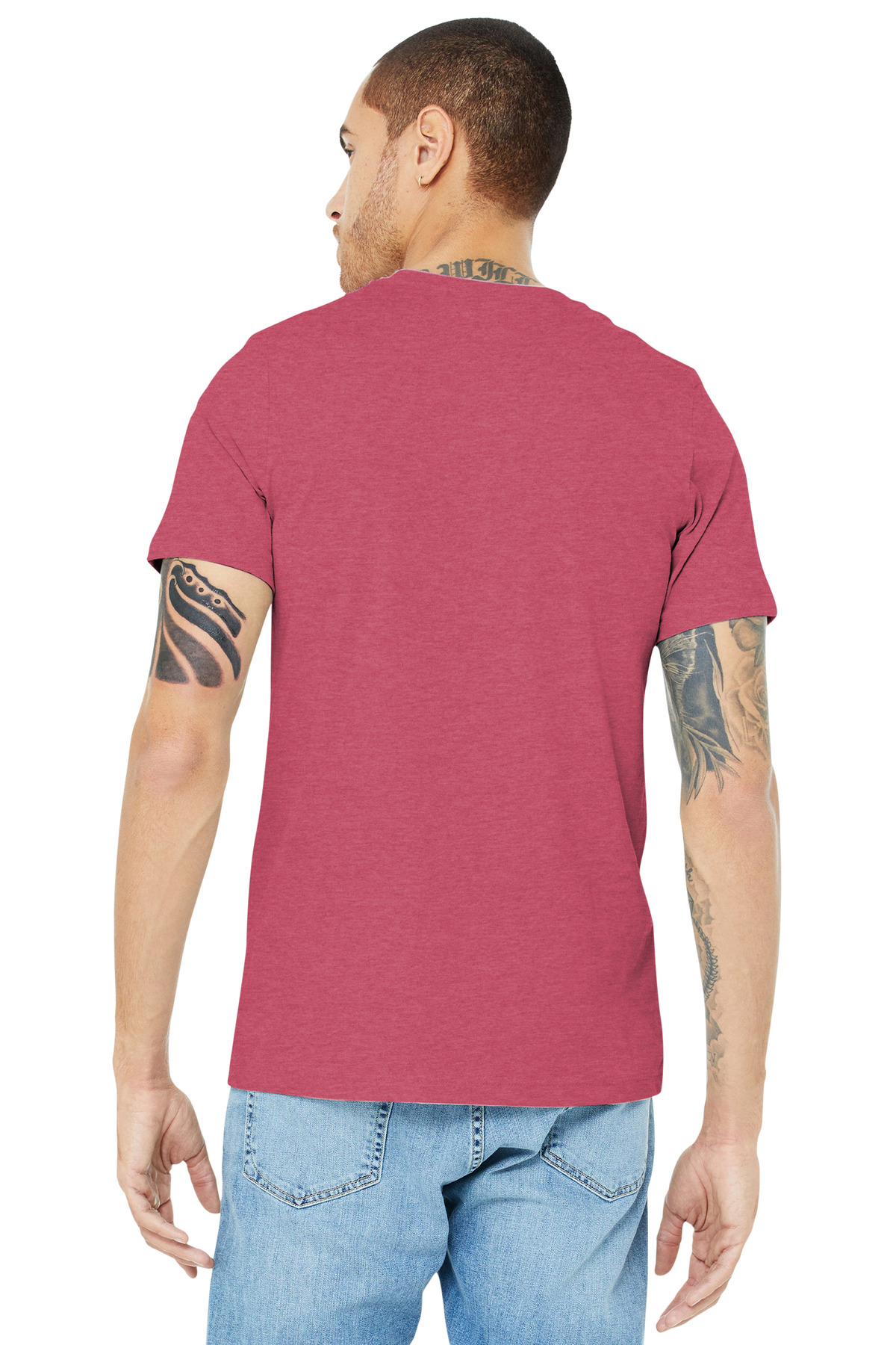 BELLA+CANVAS Unisex Heather CVC Short Sleeve Tee. BC3001CVC 459
