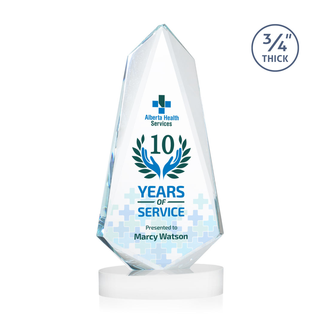 Sheridan VividPrint™ Award on Alberton Base - White 11