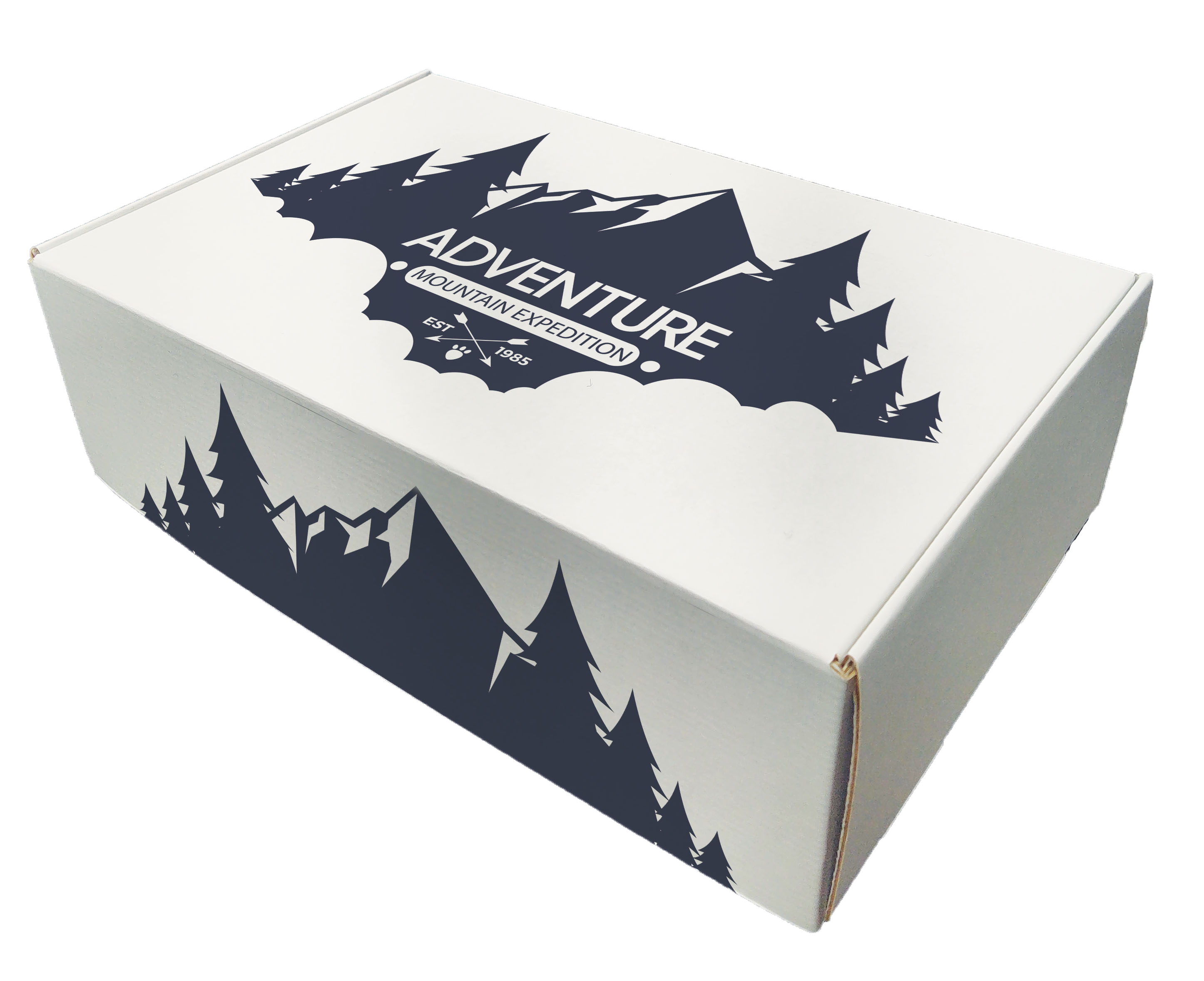 16 1/2" x 10" x 5" - E-Flute Outside Tuck Box 1