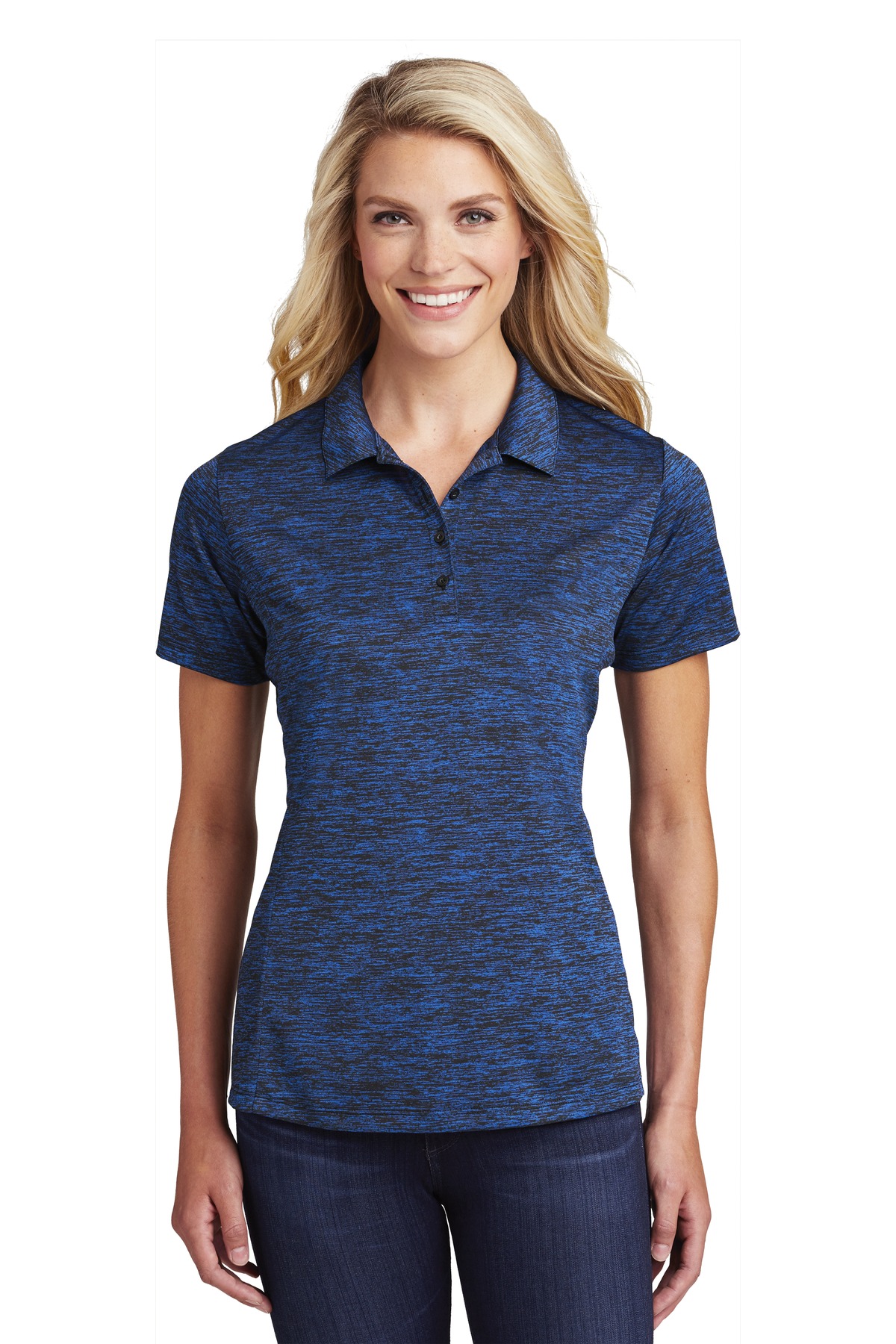 Sport-Tek Women's PosiCharge Electric Heather Polo. LST590 31