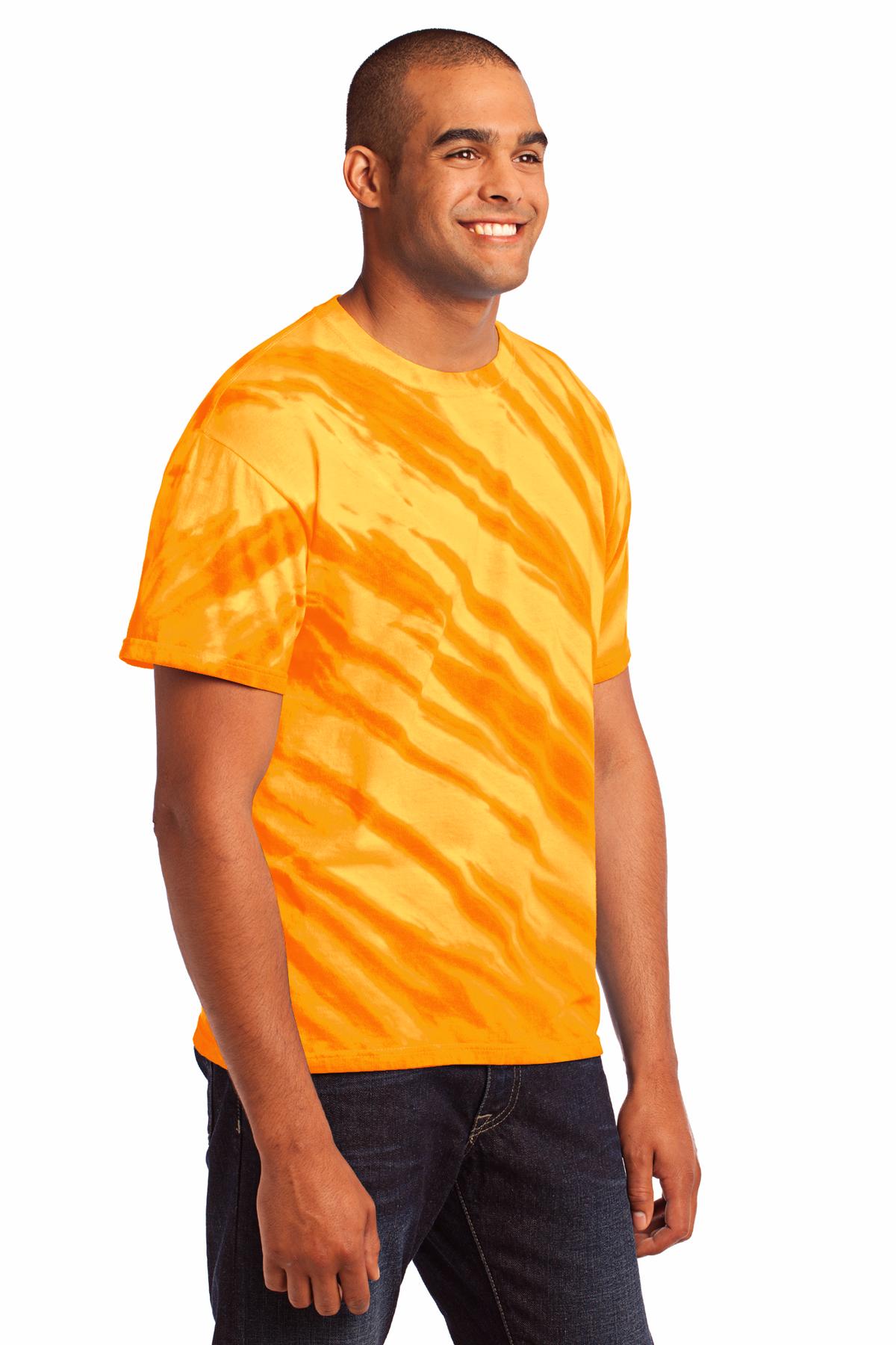 Port & Co Tiger Stripe Tie-Dye Tee. PC148 19
