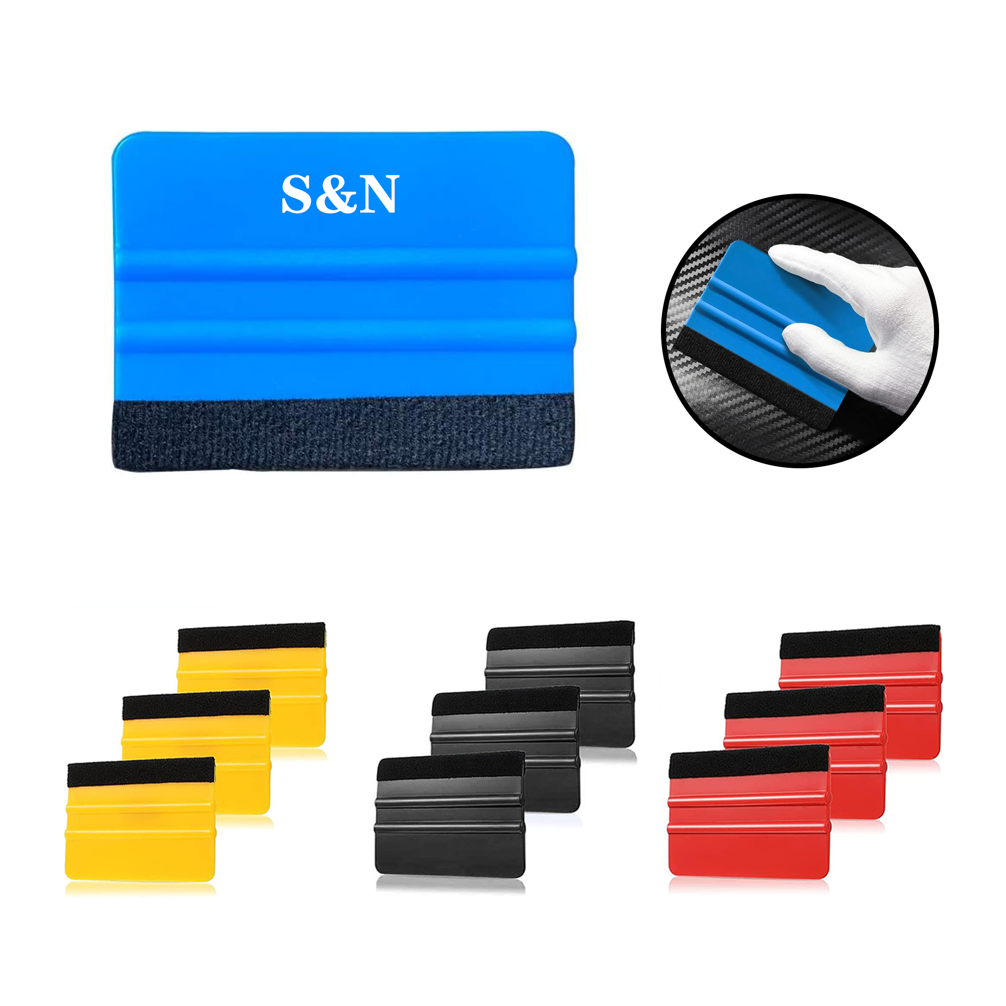 Car Window Film Tool Auxiliary Scraper 2