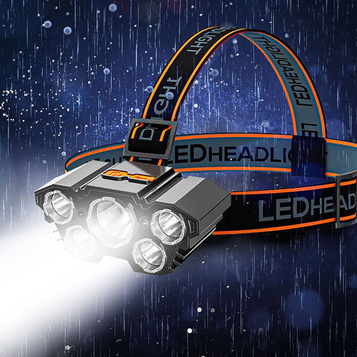 Multifunctional 5LED Headlight 4