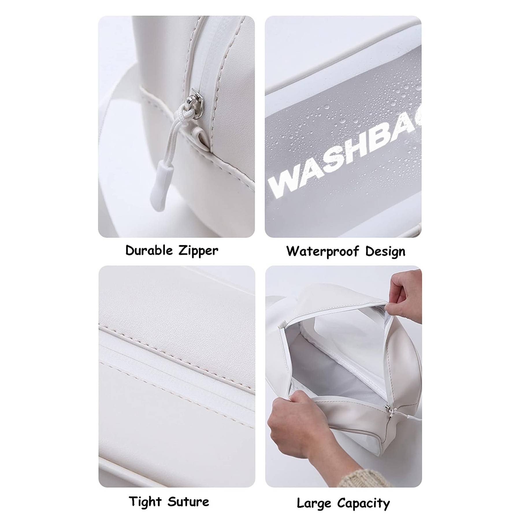PVC Waterproof Cosmetic Toiletry Bags 6