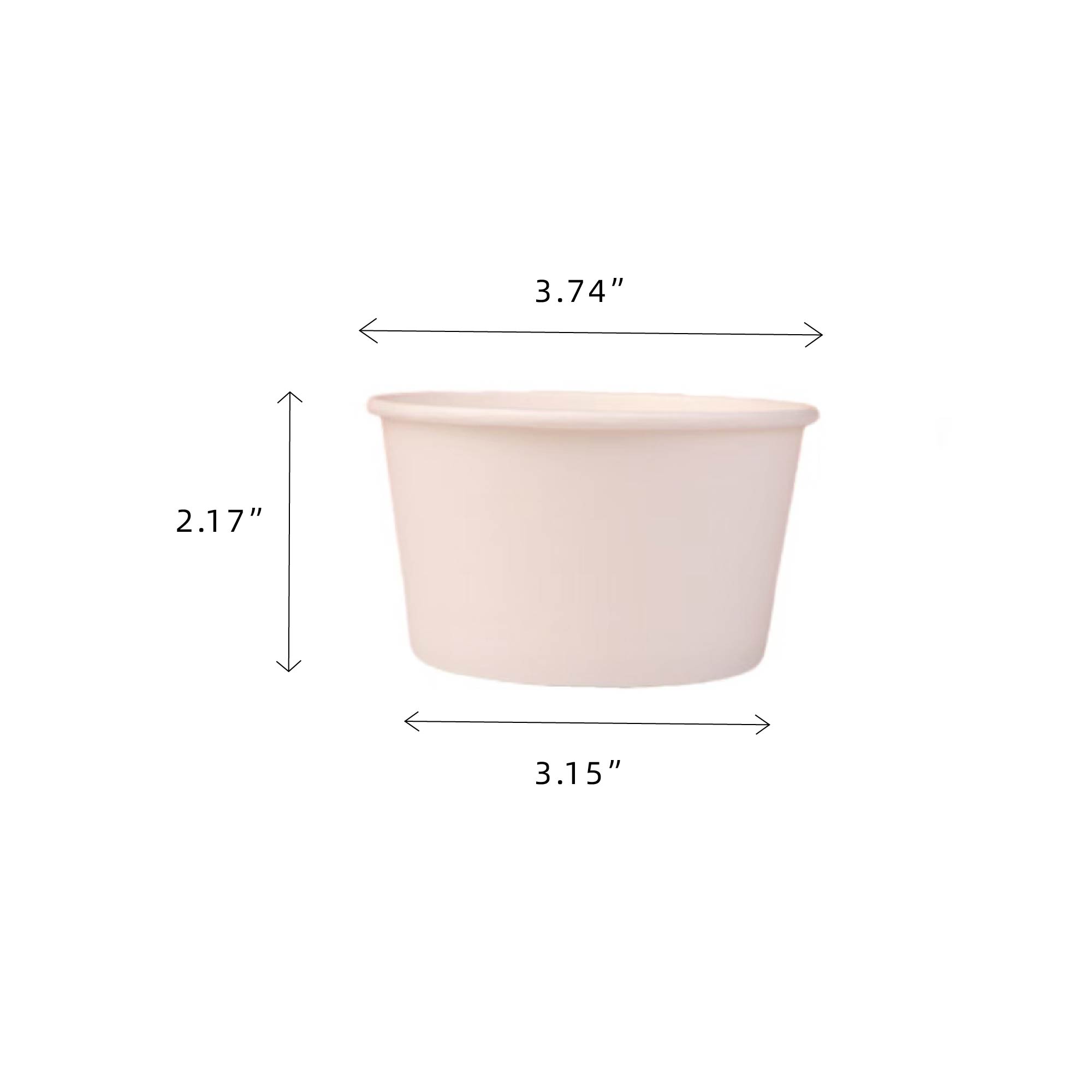 MOQ 300 pcs Paper Dessert Bowls 2