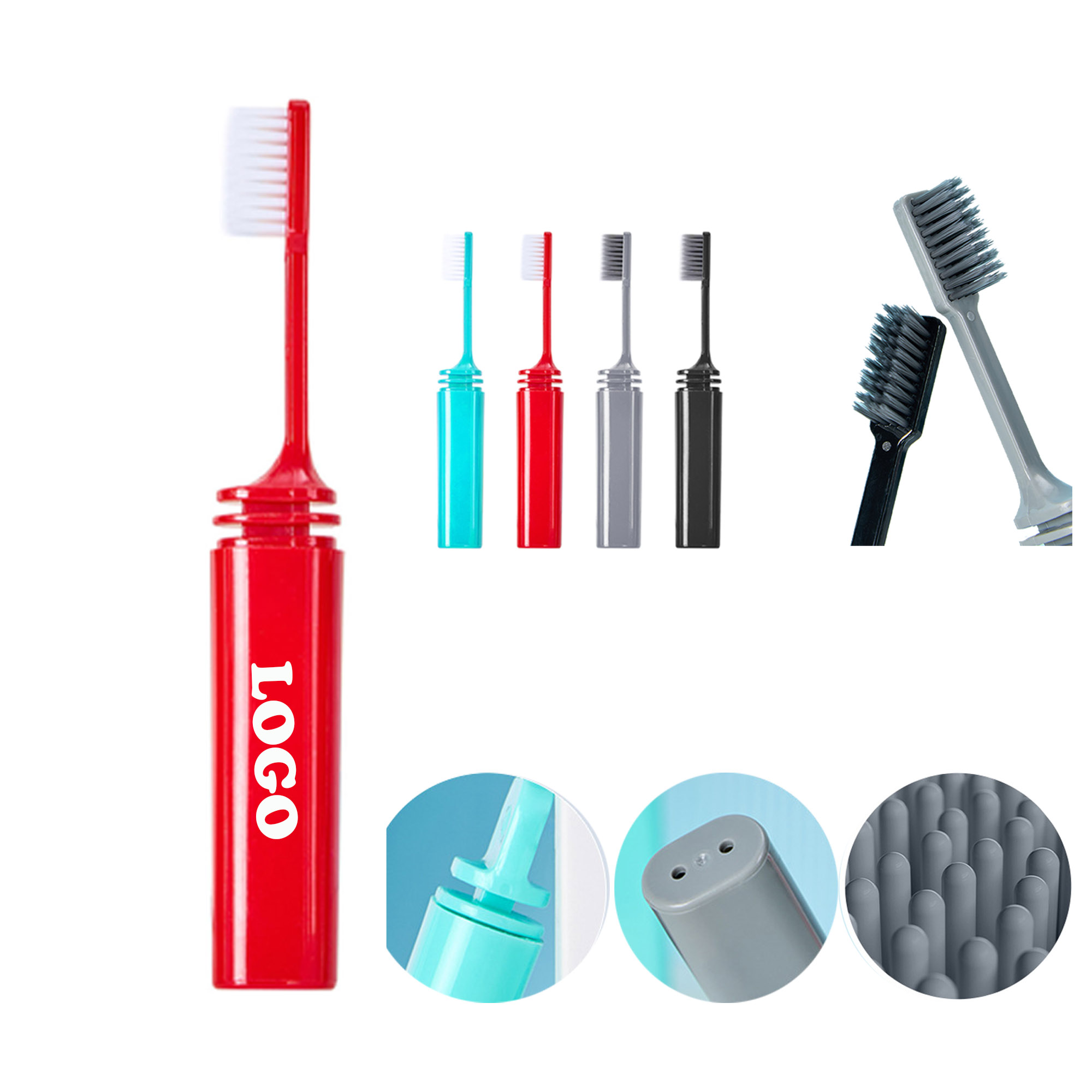 MOQ 50 pcs Travel Toothbrush 2