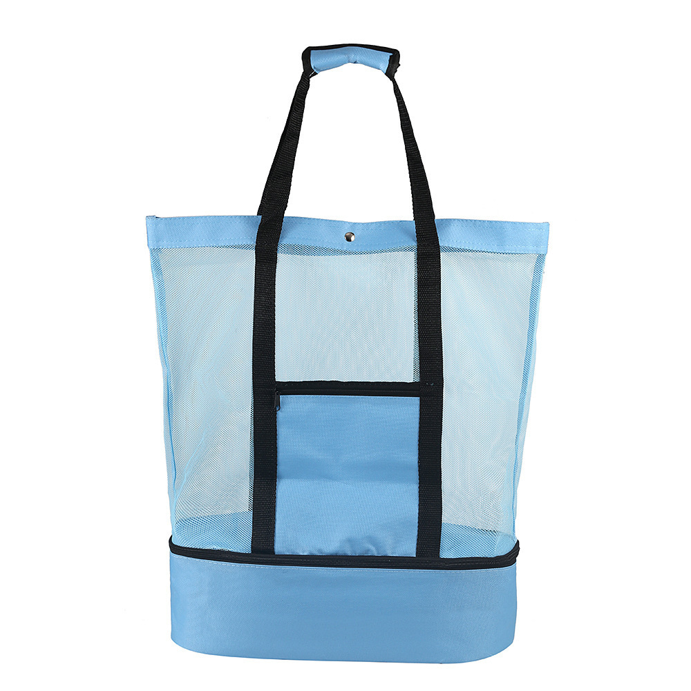 Double Mesh Beach Travel Tote Bag 2