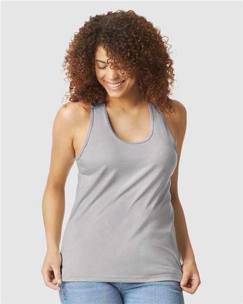Women's Softstyle® CVC Racerback Tank Top - 64220LCVC 8