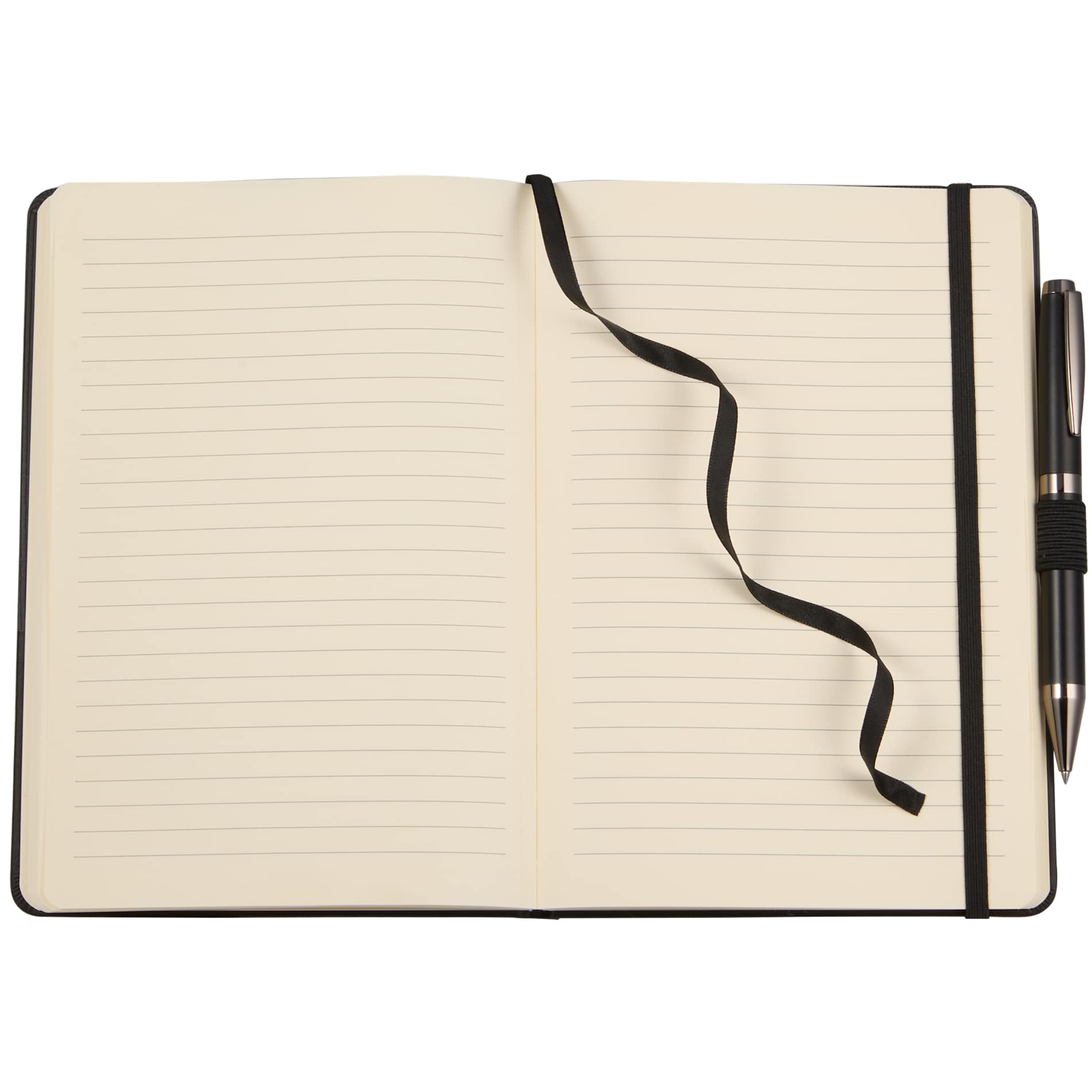 5.5" x 8.5" FSC® Recycled Ribbed Bound Journal 36