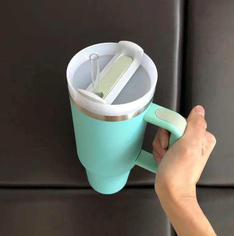 40 Oz Tumbler With Handle And Straw Lid 5