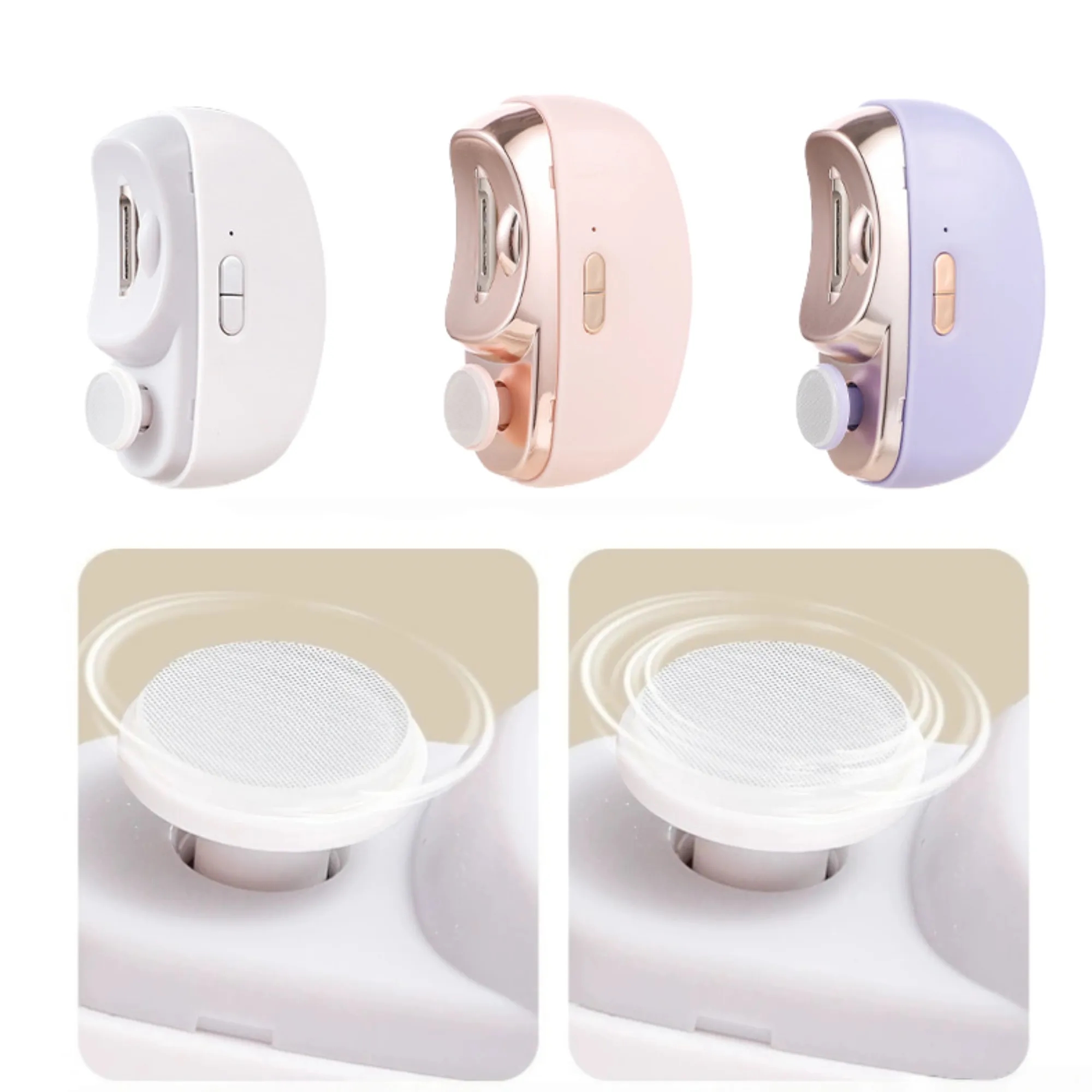 Portable Electric Nail Clipper With Light And Polisher 7