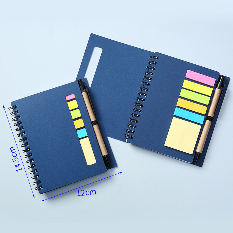 A6 Notebook W/ Pen & Sticky Notes 9
