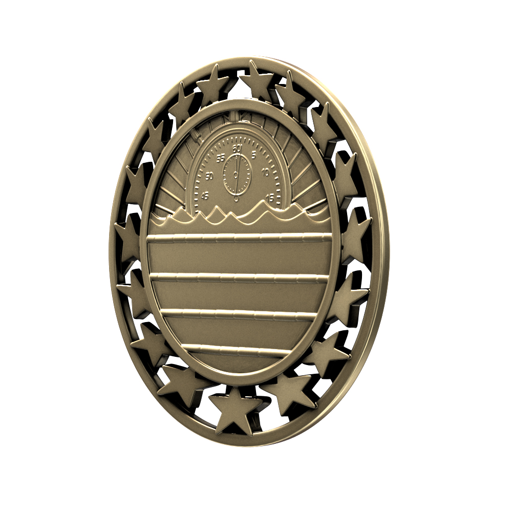 Swimming Star Medallion (2-1/2") 8