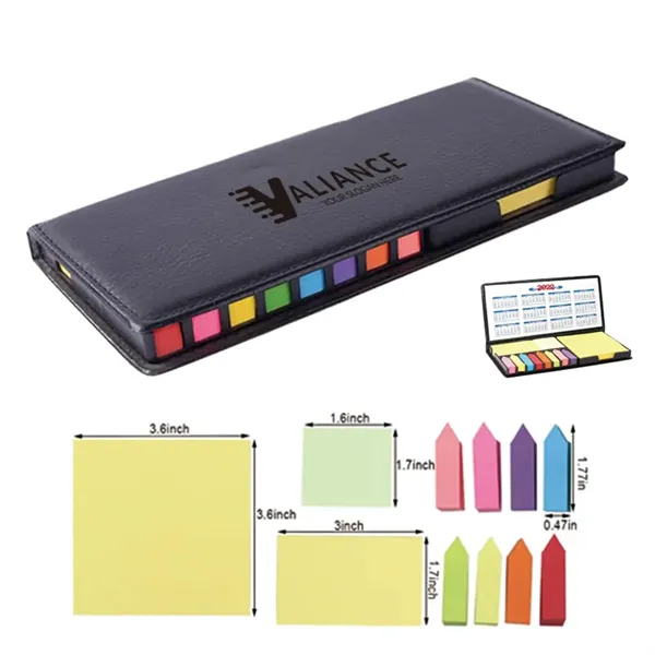 Muti Color Memo Pads with Leather Case