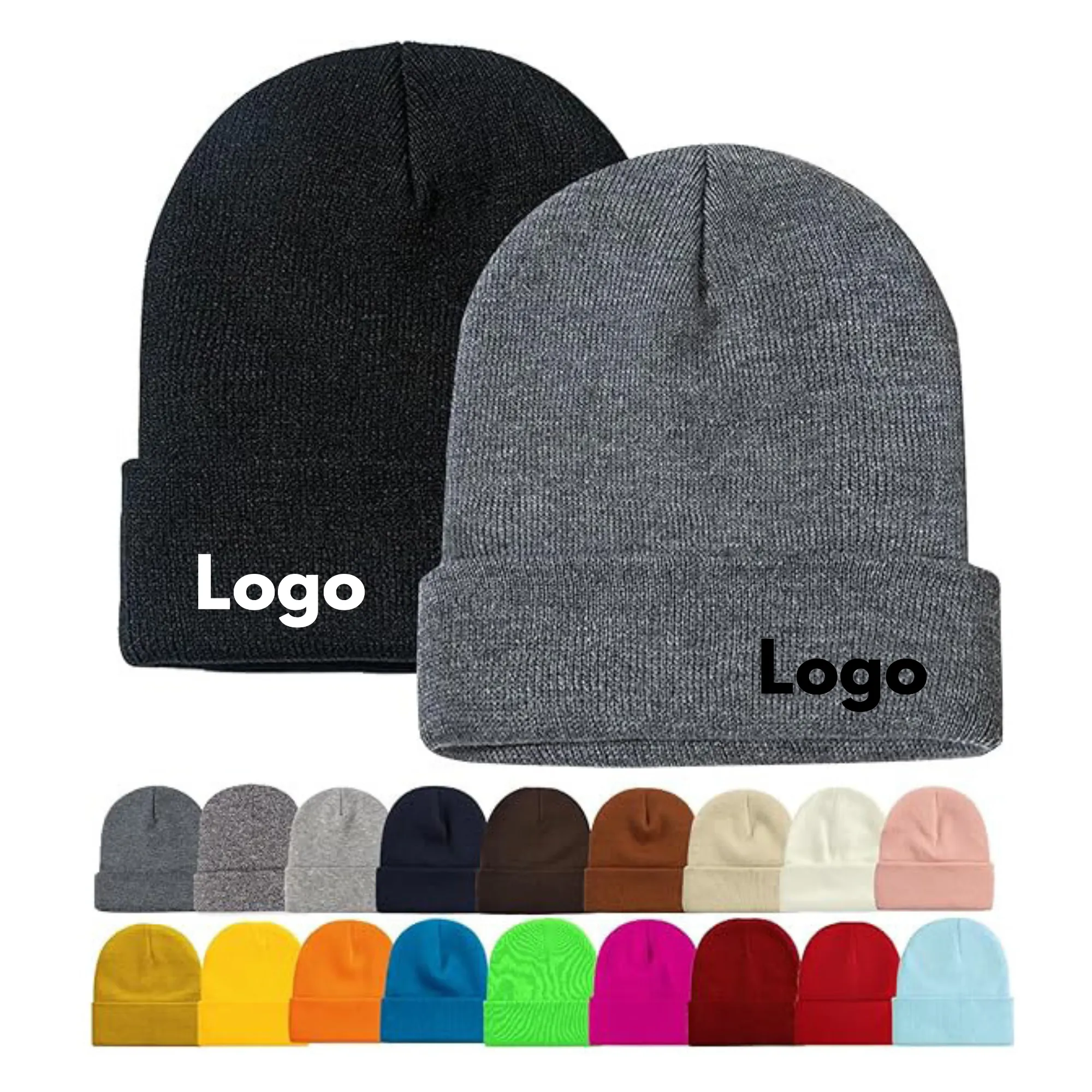 MOQ 50 Pieces Winter Knit Hat 2