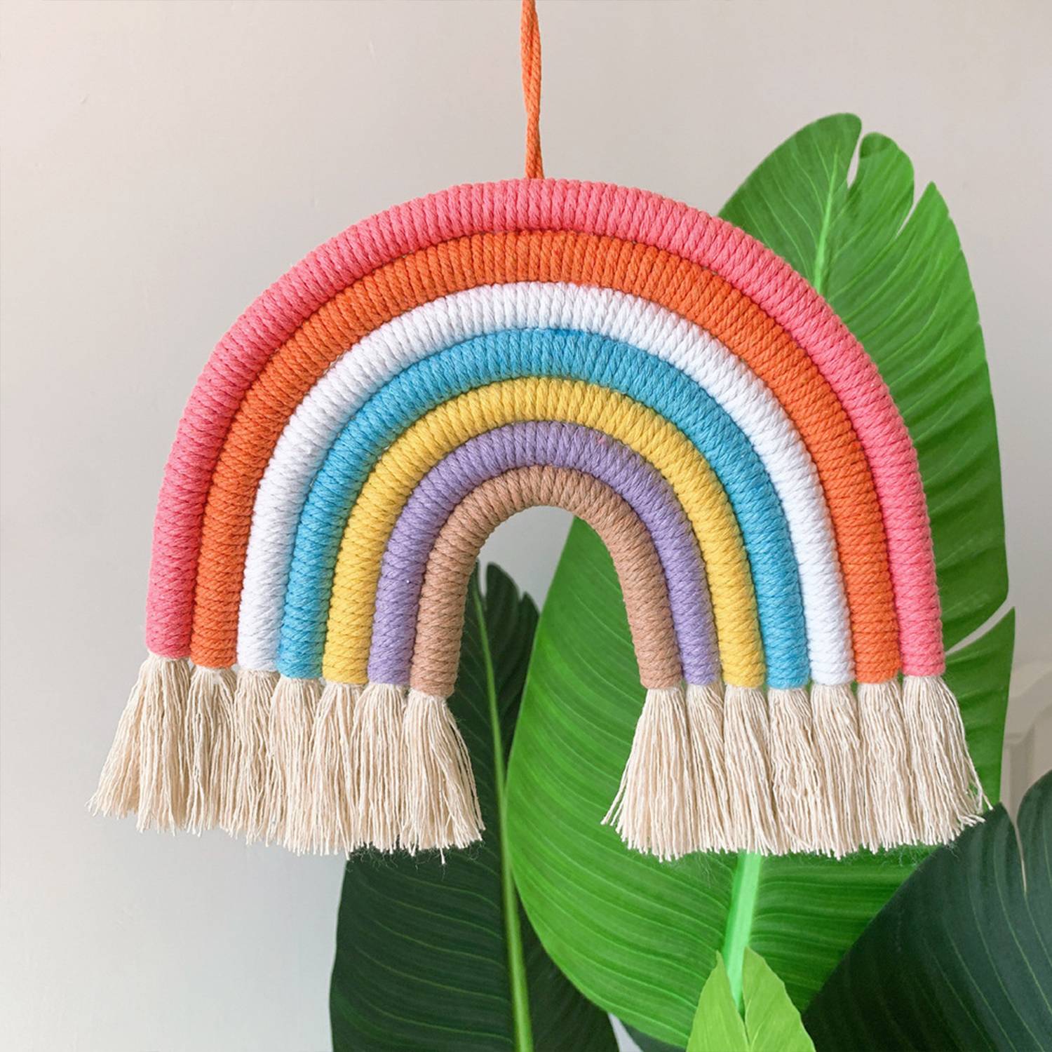 Woven Rainbow Hanging Wall Decoration 2