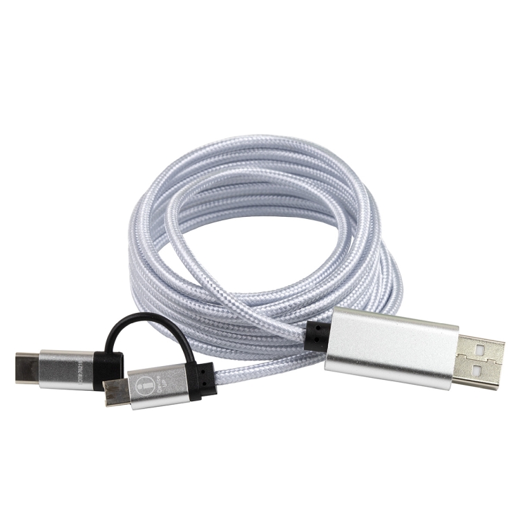 "OSLO" 5-in-1 Braided 6 Ft. Long Cell Phone Charging Cable 14